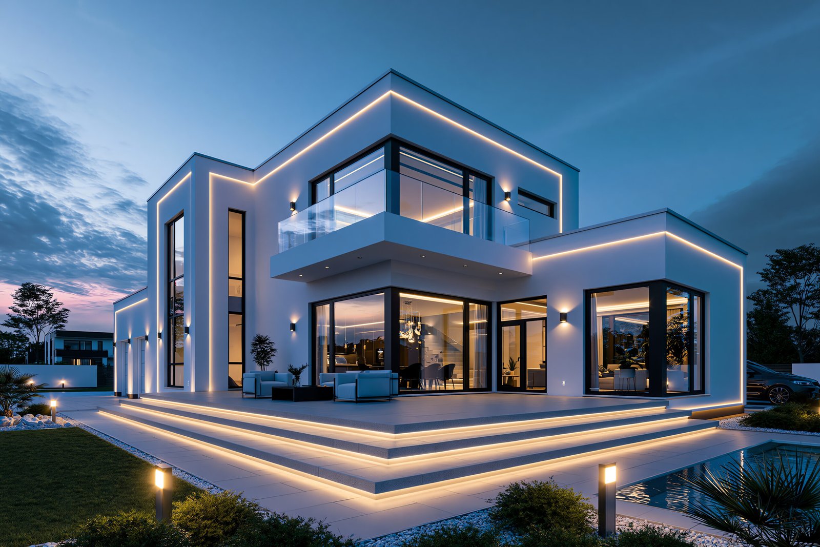 modern house, ai generated
